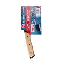 нож-топорик кованый для рубки и разделки мяса, деревянная рукоятка, 750гр., «maximum» mx 15289 оптом