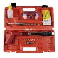 Пороховой монтажный пистолет, красный, кейс