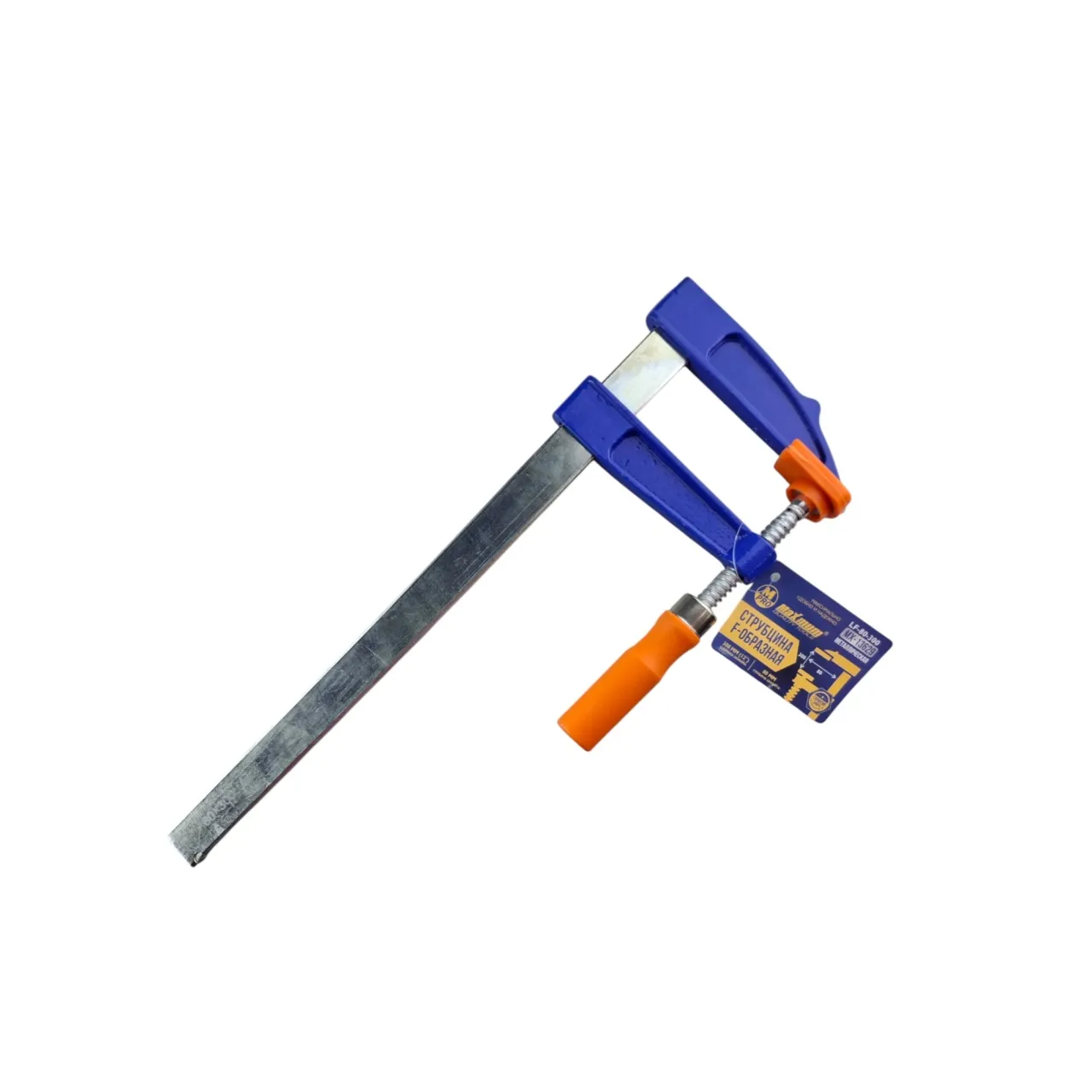 Струбцина F-образная 80x300 мм, металлическая,"MAXIMUM" MX 13629